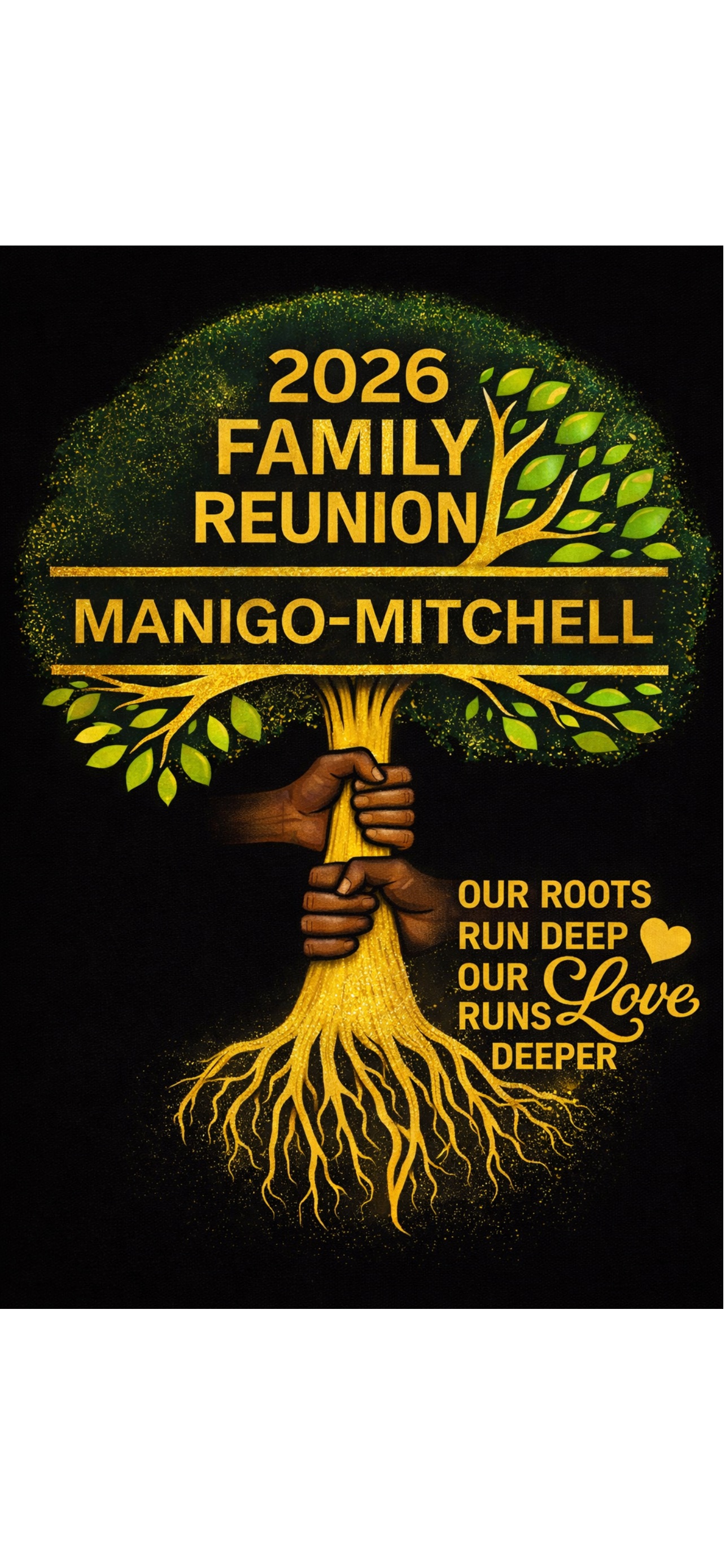 Mitchell family reunion artwork
